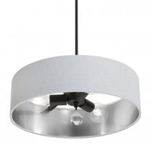 AFX Lighting, Inc. CLNP18MBBK-WHSL - Celine Pendant 18'' Medium Base BK - WHSL shade