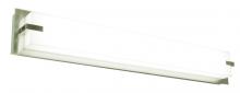 AFX Lighting, Inc. SNV480540LAJD2SN - Sinclair 50'' LED Vanity - Satin Nickel Finish - White Acrylic Shade