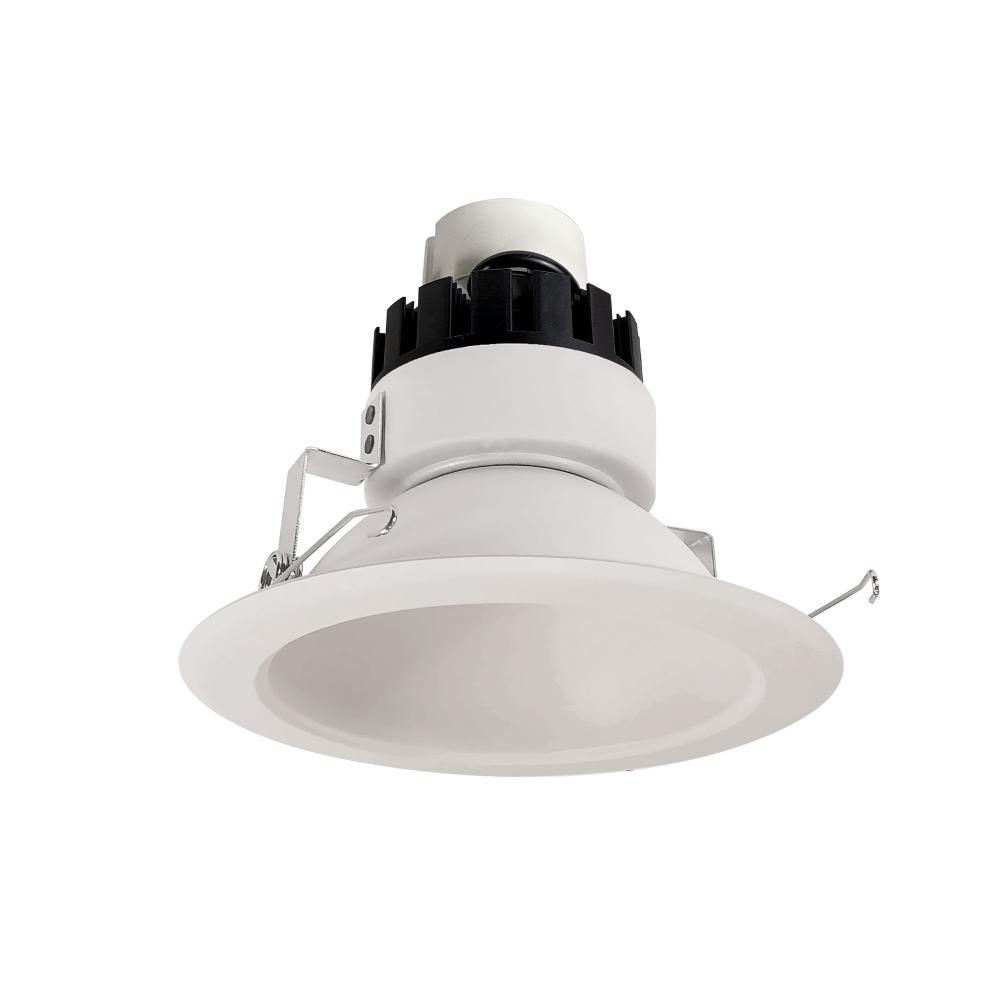 6" Marquise III Retrofit, White Reflector/White Flange, 120-277V; 0-10V Dimming, 1300lm / 12W,