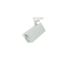 Nora NTE-85433S935W - Jason LED Track Head, Square, 2800lm, 38W, 3500K, 90+ CRI, Spot, White