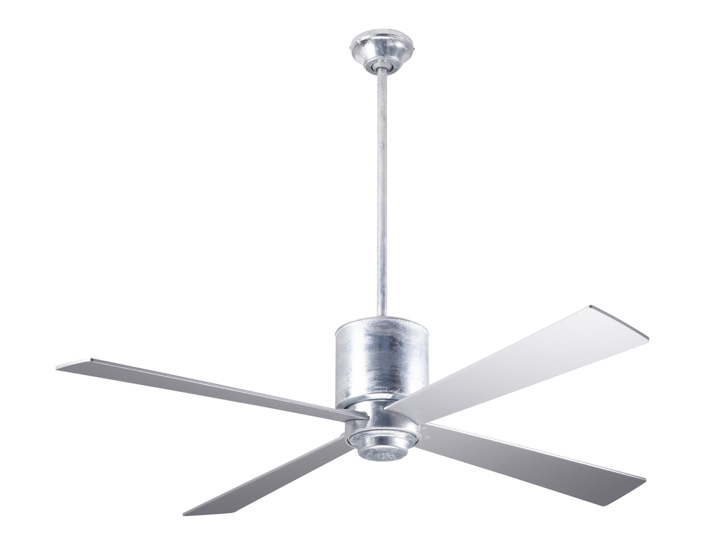 Lapa Fan; Galvanized Finish; 50" Nickel Blades; No Light; Fan Speed Control