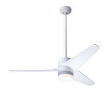 Modern Fan Co. VEL-GW-48-WH-853-WC - Velo DC Fan; Gloss White Finish; 48" White Blades; 17W LED; Wall Control