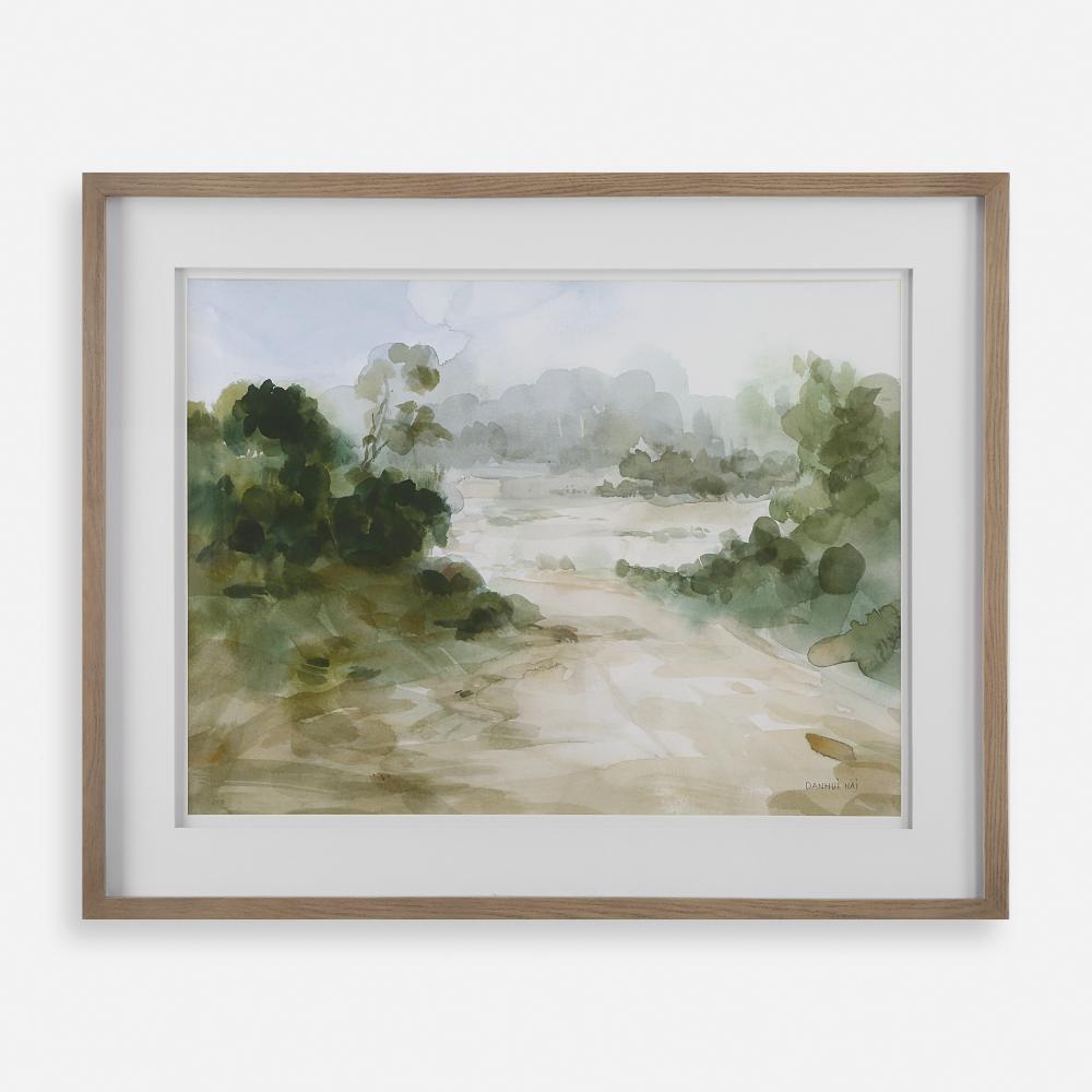 Uttermost Verdant Watercolor Landscape Print