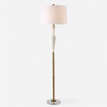 Uttermost 30344-1 - Colette White Stone Floor Lamp