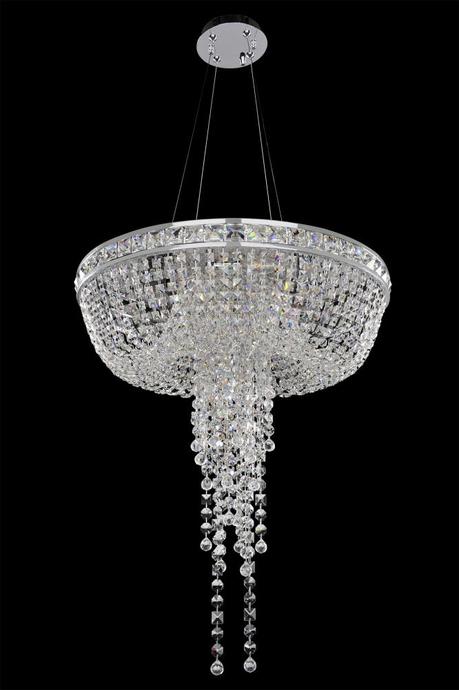 Cascata 24 Inch Convertible Pendant - Flush Mount