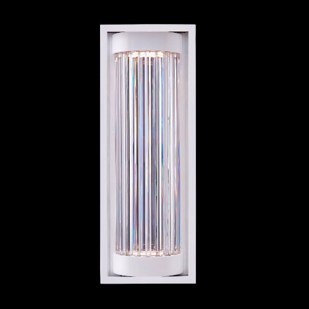 Cilindro Esterno 28 in Black Fluorocarbon Outdoor Wall Sconce