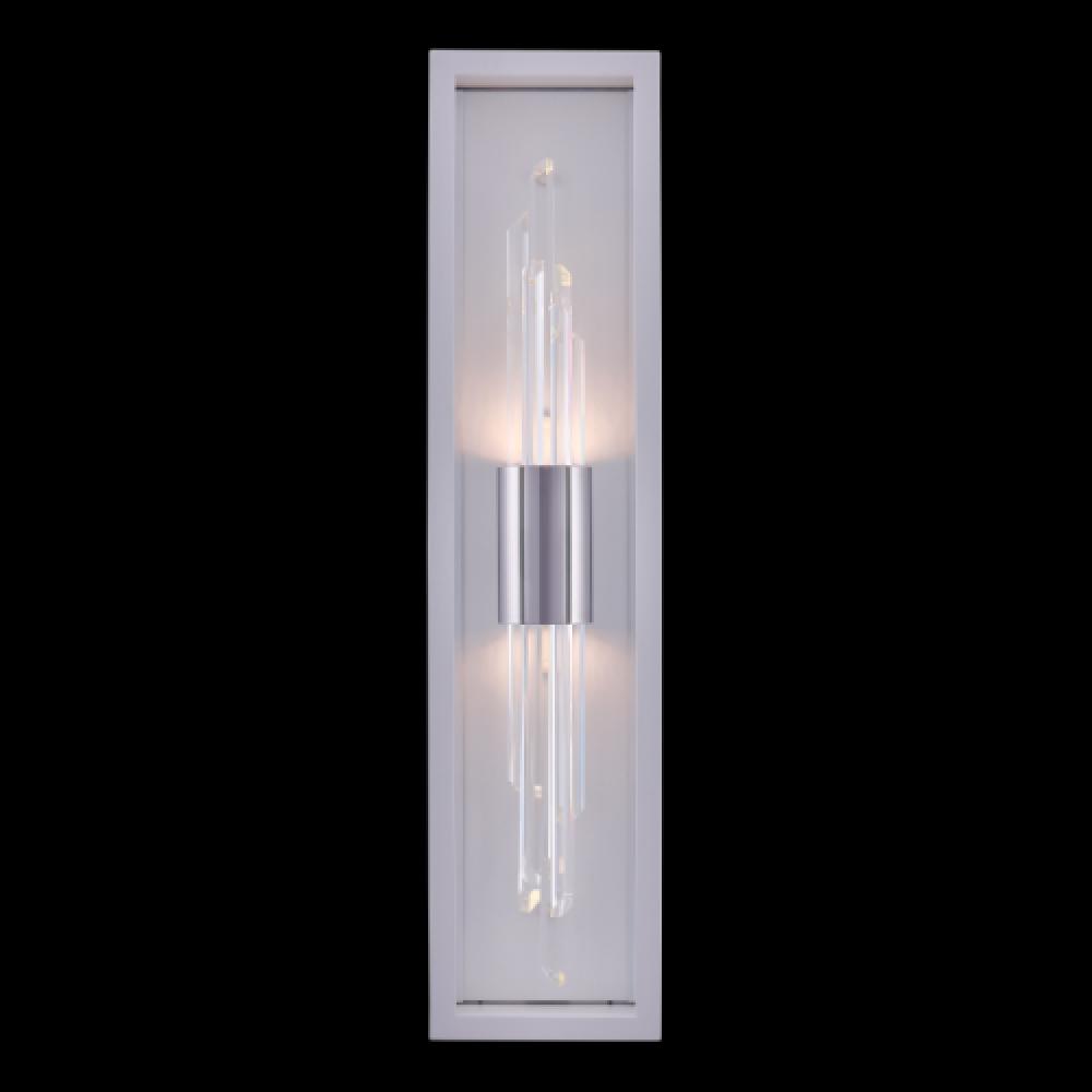 Lucca Chrome LED Outdoor Wall Sconce