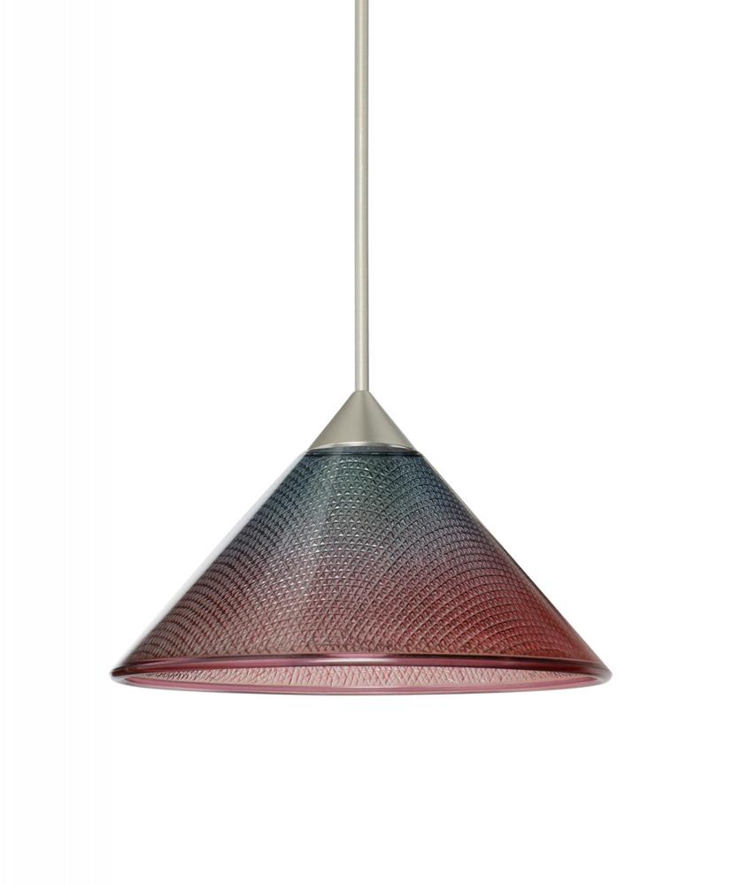 Besa Pendant Kona Satin Nickel Bi-Color 1x5W LED