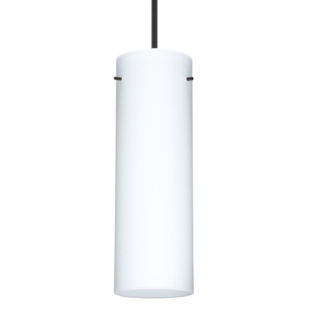 Besa Copa Pendant, Opal Matte, Black, 1x50W Halogen, 277V