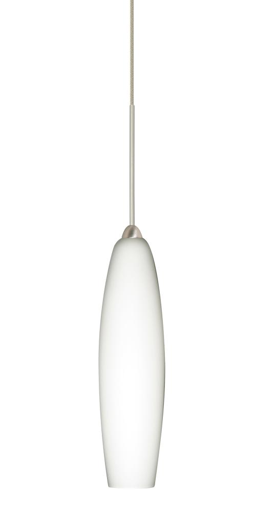 Besa Pendant For Multiport Canopy Zumi Satin Nickel Opal Matte 1x35W Halogen