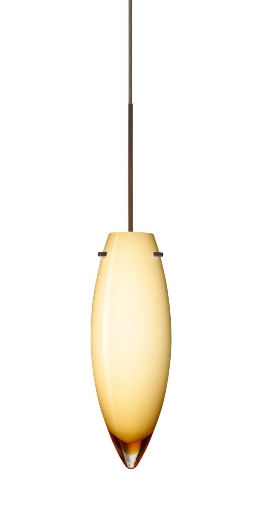 Besa Pendant Juliette Bronze Vanilla Glossy 1x35W Halogen