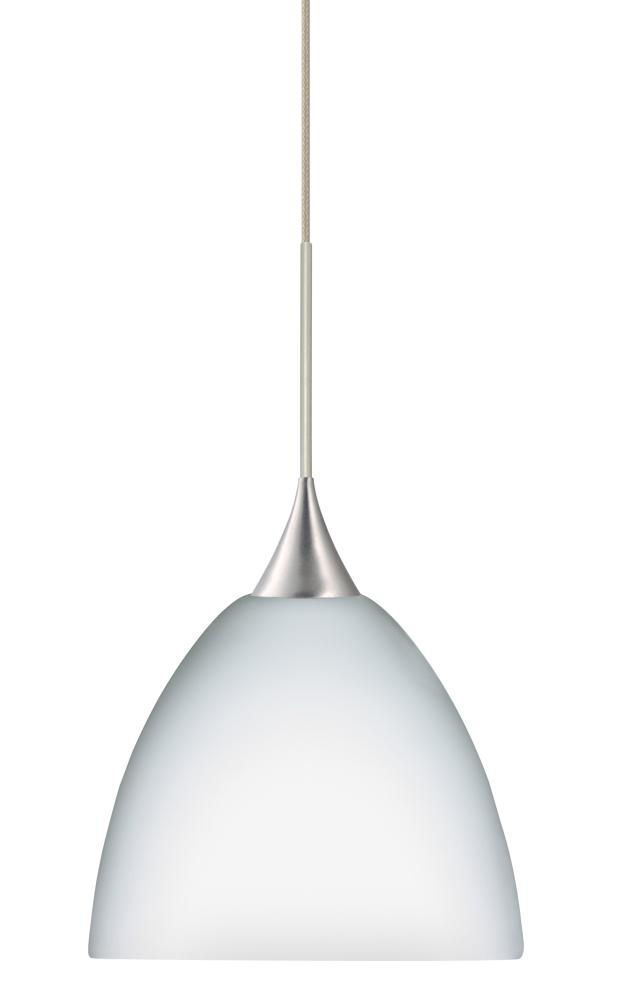 Besa Pendant Sasha Satin Nickel Opal Matte 1x50W GY6.35