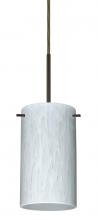 Besa Lighting 1BT-440419-BR - Besa Stilo 7 Pendant Bronze Carrera 1x50W Candelabra