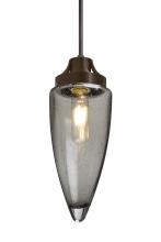 Besa Lighting 1JT-SULUSM-EDIL-BR - Besa, Sulu Cord Pendant, Smoke Bubble, Bronze Finish, 1x4W LED Filament