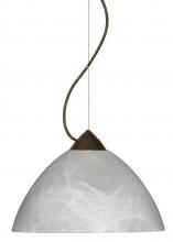 Besa Lighting 1KX-420152-BR - Besa Tessa Cable Pendant Marble Bronze 1x75W Medium Base