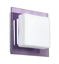 Besa Lighting 1WS-773591-CR - Besa Wall Alex Chrome Opal/Amethyst 1x50W G9