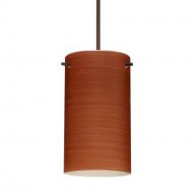 Besa Lighting 1XC-4404CH-BR-277 - Besa Stilo 7 Pendant Bronze Cherry 1x50W Halogen, 277V