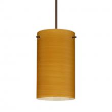 Besa Lighting 1XC-4404OK-BR-L - Besa Stilo 7 Pendant Bronze Oak 1x50W Halogen, 15Ft. Cord