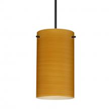 Besa Lighting 1XC-4404OK-LED-BK - Besa Stilo 7 Pendant Oak Black 1x5W LED