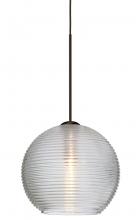 Besa Lighting 1XC-461500-LED-BR - Besa Pendant Kristall 6 Bronze Clear 1x5W LED