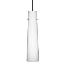 Besa Lighting 1XC-567407-BK-DIM010 - Besa Camino Pendant Black Opal Matte 1x50W Halogen, 0-10V Dimming