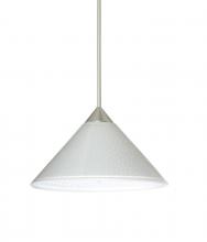 Besa Lighting 1XT-282453-LED-SN - Besa Pendant Kona Satin Nickel White Starpoint 1x5W LED