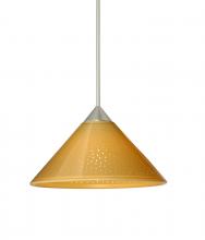 Besa Lighting 1XT-282490-LED-SN - Besa Pendant Kona Satin Nickel Mango Starpoint 1x5W LED