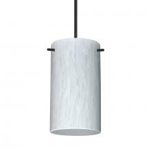 Besa Lighting 1XT-440419-LED-BK - Besa Stilo 7 Pendant Carrera Black 1x5W LED