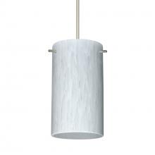 Besa Lighting 1XT-440419-SN-277 - Besa Stilo 7 Pendant Satin Nickel Carrera 1x50W Halogen, 277V