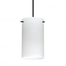 Besa Lighting 1XT-4404KR-BK-DIM010 - Besa Stilo 7 Pendant Black Chalk 1x50W Halogen, 0-10V Dimming