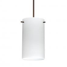 Besa Lighting 1XT-4404KR-BR-277 - Besa Stilo 7 Pendant Bronze Chalk 1x50W Halogen, 277V