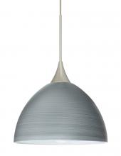 Besa Lighting 1XT-4679TN-LED-SN - Besa Pendant Brella Satin Nickel Titan 1x6W LED