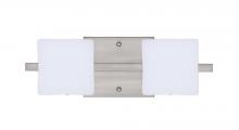 Besa Lighting 2WS-773507-SN - Besa Wall Alex Satin Nickel Opal Matte 2x50W G9