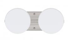 Besa Lighting 2WS-773807-LED-SN - Besa Wall Ciro Satin Nickel Opal Matte 2x5W LED