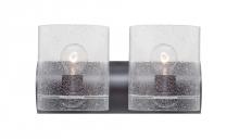 Besa Lighting 2WZ-CELTICBB-BR - Besa, Celtic Vanity, Bubble, Bronze Finish, 2x60W Medium Base