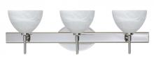 Besa Lighting 3SW-467952-CR - Besa Wall Brella Chrome Marble 3x40W G9