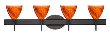 Besa Lighting 4SW-1779HB-BR - Besa Wall Mia Bronze Habanero 4x40W G9