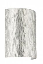 Besa Lighting 7090SF-WH - Besa Wall Tamburo Stone White Stone Silver Foil 1x75W Medium Base
