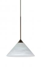 Besa Lighting XP-117652-BR - Besa Pendant Kona Bronze Marble 1x50W Halogen