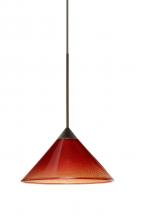 Besa Lighting XP-117681-BR - Besa Pendant Kona Bronze Sunset 1x50W Halogen