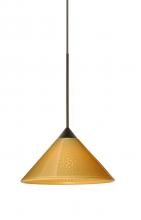 Besa Lighting XP-282490-BR - Besa Pendant Kona Bronze Mango Starpoint 1x50W Halogen