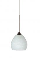 Besa Lighting XP-560560-BR - Besa Pendant Tay Tay Bronze Cocoon 1x50W Halogen