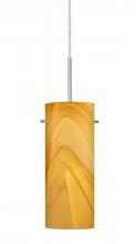 Besa Lighting 1JT-4123HN-LED-SN - Besa Stilo 10 LED Pendant Honey Satin Nickel 1x9W LED