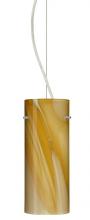 Besa Lighting 1KX-4123HN-LED-SN - Besa Stilo 10 LED Cable Pendant Honey Satin Nickel 1x9W LED