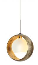 Besa Lighting 1XP-4293GG-BR - Besa Pendant Pogo Bronze Gold/Inner Gold 1x35W Halogen