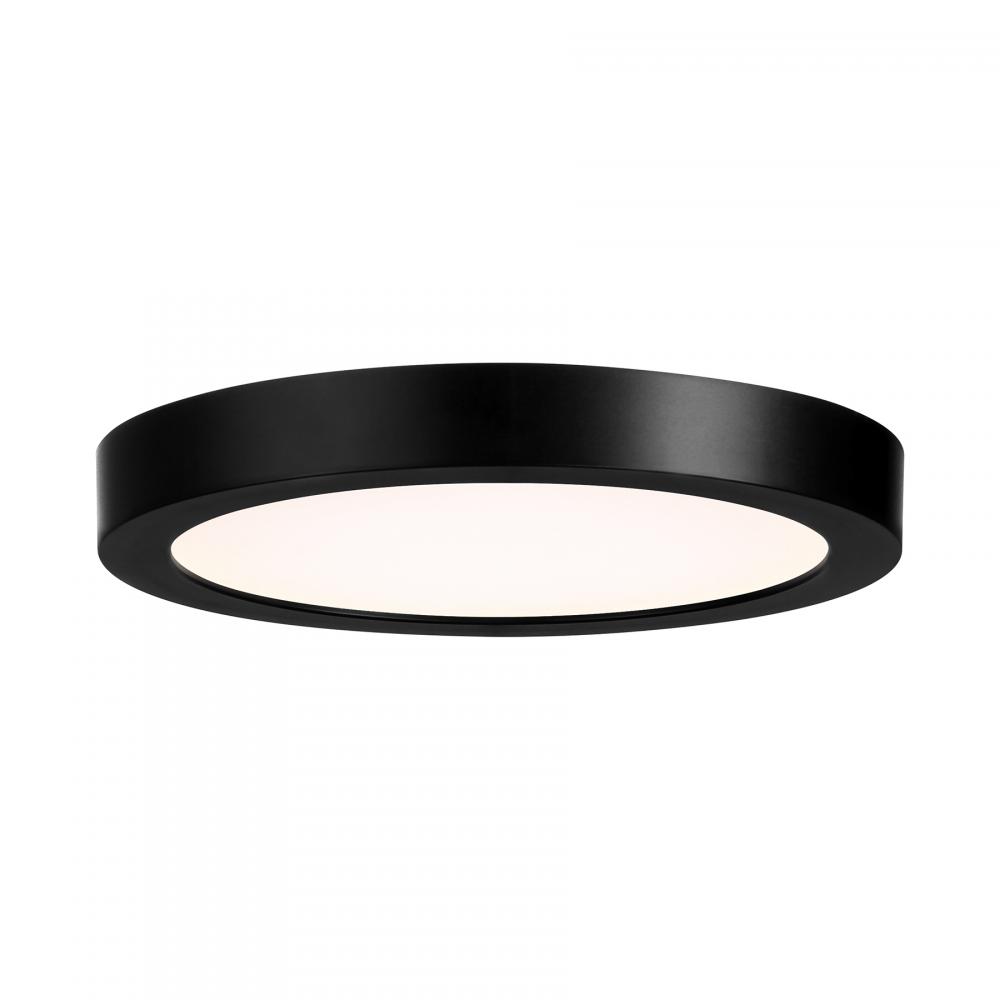 LED Flush Mount in Black