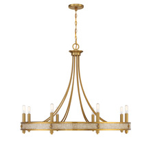 Savoy House 1-2054-8-322 - Camden 8-Light Chandelier in Warm Brass