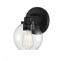 Savoy House 9-4050-1-BK - Carson 1-Light Wall Sconce in Matte Black