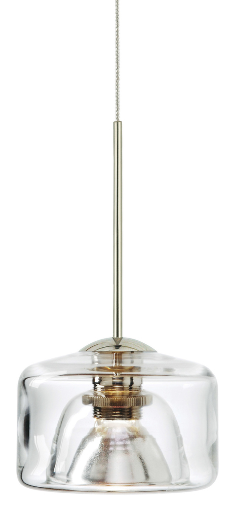 Pendant Krypto Clear Satin Nickel MR16 Hal 35W 1600lm Monopoint