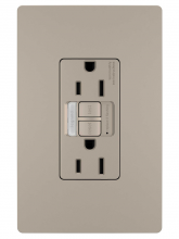 Legrand 1597NTLTRNICC4 - radiant? 15A Tamper-Resistant Self-Test GFCI Outlet with Night Light, Nickel